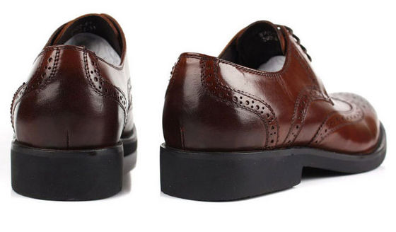 ยูโรป ดีไซน์ ผู้ชาย รองเท้า Brogue รองเท้าบูท สไตล์ Full Grain Leather รองเท้าเดรส