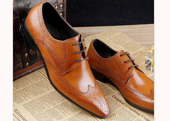 รูปแบบของออคซ์ฟอร์มชายรองเท้า Brogue รองเท้าหนังวัว เท้าธรรมดา รองเท้าผู้ชายคลาสสิค