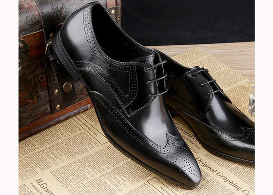 รูปแบบของออคซ์ฟอร์มชายรองเท้า Brogue รองเท้าหนังวัว เท้าธรรมดา รองเท้าผู้ชายคลาสสิค