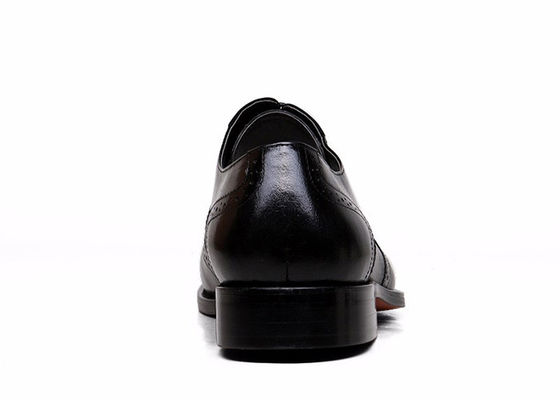 Goodyear ผู้ชาย สีดําหนัง Brogues, การปั้นทําด้วยมือผู้ชายรองเท้าธุรกิจประจํา