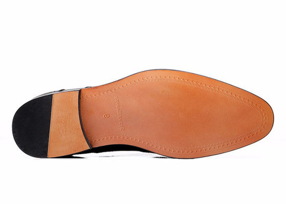 Goodyear ผู้ชาย สีดําหนัง Brogues, การปั้นทําด้วยมือผู้ชายรองเท้าธุรกิจประจํา