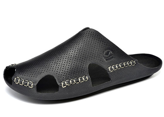 รายวัน Leisure ผู้ชายรองเท้ารองเท้าหนัง Flip Flops ผู้ชายรองเท้ารองเท้าและรองเท้ารองเท้า