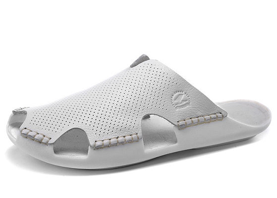 รายวัน Leisure ผู้ชายรองเท้ารองเท้าหนัง Flip Flops ผู้ชายรองเท้ารองเท้าและรองเท้ารองเท้า