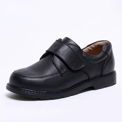 รองเท้านักเรียนหนัง Unisex สีดํา ขนาด 26-45 กระโปรงกระโปรงเรียบ
