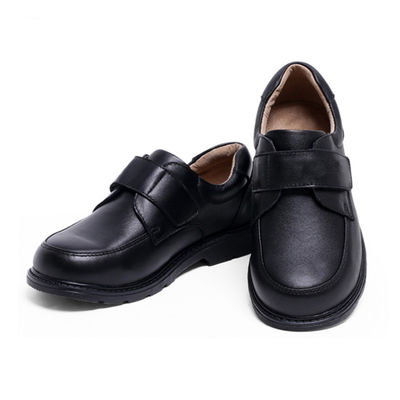รองเท้านักเรียนหนัง Unisex สีดํา ขนาด 26-45 กระโปรงกระโปรงเรียบ