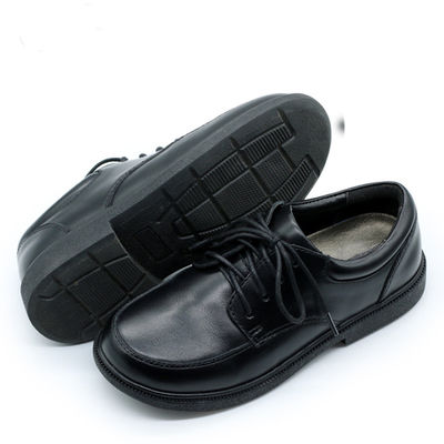 เด็กชายผูกเชือกหนัง รอบเท้า รองเท้านักเรียน Unisex สําหรับทุกฤดูกาล