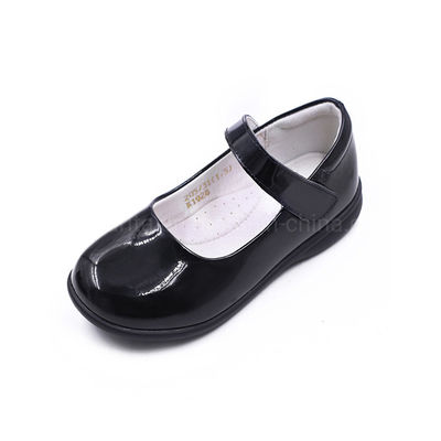 เด็กชายผูกเชือกหนัง รอบเท้า รองเท้านักเรียน Unisex สําหรับทุกฤดูกาล