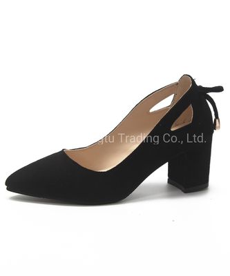สีดําผู้หญิง สีแดงผ้าใบ รองเท้า 3.5 นิ้ว ความสูง heel