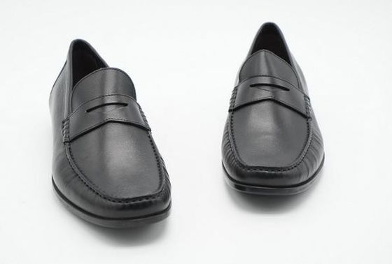 ชุด moc ผู้ชายหนัง Loafers Holton Penny Loafer ตัวอย่างมี