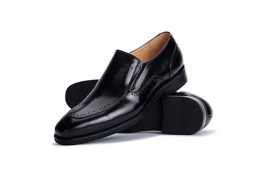 Slip On Brogue ชาย ชุดหนัง รองเท้า Loafers ลวดลาย Crocodile สําหรับสํานักงาน