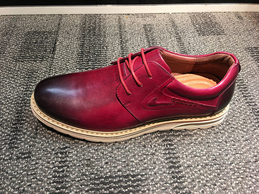 ผ้าเชือก Up Suede Twill Linered Mens Flat Casual รองเท้า สะดวกต่อสิ่งแวดล้อม