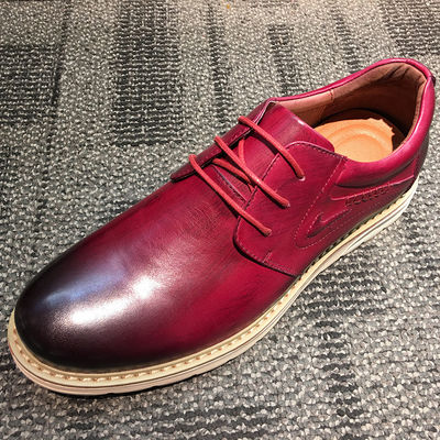 ผ้าเชือก Up Suede Twill Linered Mens Flat Casual รองเท้า สะดวกต่อสิ่งแวดล้อม