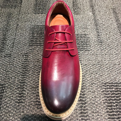 ผ้าเชือก Up Suede Twill Linered Mens Flat Casual รองเท้า สะดวกต่อสิ่งแวดล้อม