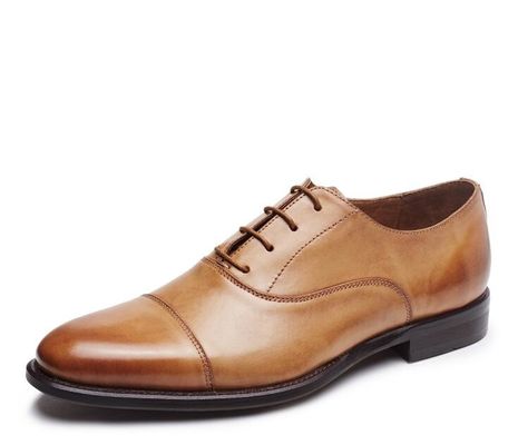 ธุรกิจ / งานแต่งงาน ชุดผู้ชาย รองเท้า วัวหนังแท้ สายด้าย Brogues