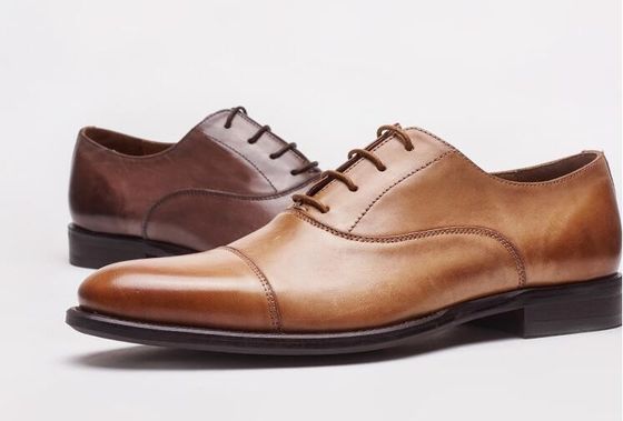 ธุรกิจ / งานแต่งงาน ชุดผู้ชาย รองเท้า วัวหนังแท้ สายด้าย Brogues