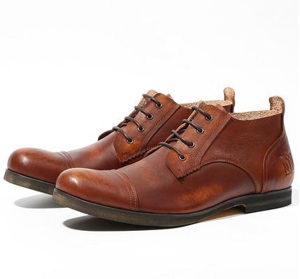 OEM Mens Casual Lace Up Shoes รองเท้าขับขี่ที่สบายใจที่หายใจได้