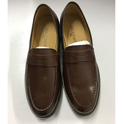 สินค้าที่กําหนดเอง OEM ผู้ชายหนัง Loafers ผิวหนังเมล็ดสูง Loafers เวเนเซีย