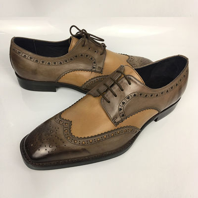 ผู้ให้บริการรองเท้าผู้ชาย Brogue รองเท้าชุดคลาสสิค รองเท้าแต่งงานผู้ชาย