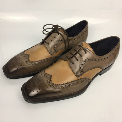 ผู้ให้บริการรองเท้าผู้ชาย Brogue รองเท้าชุดคลาสสิค รองเท้าแต่งงานผู้ชาย