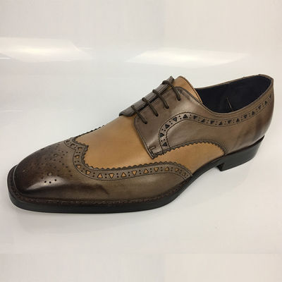 ผู้ให้บริการรองเท้าผู้ชาย Brogue รองเท้าชุดคลาสสิค รองเท้าแต่งงานผู้ชาย