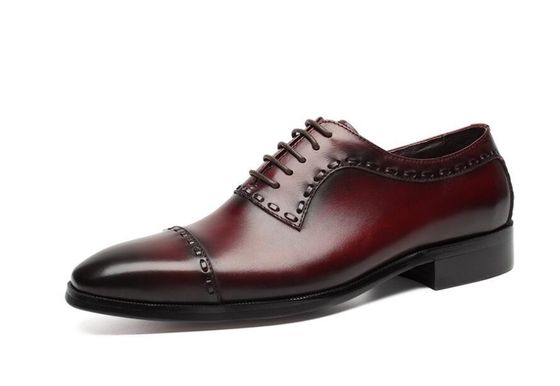 ผ้าหนังสลัด / ต้น ชาย ชุดแต่งงาน รองเท้า ชาย แฟชั่น Goodyear โซล Oxfords