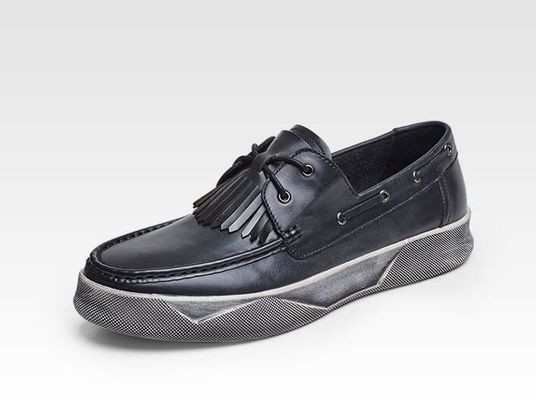 รีทรอ คาซูล ผู้ชาย รองเท้าแบน ชาย ชาย Custom ชายหนัง การขับรถ Loafers กับ Tassels