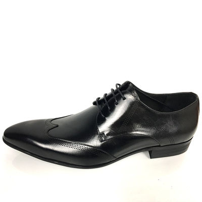 ยูโรป ไซส์ 39 - 47 รองเท้าชุดแต่งงานชาย / รองเท้า Brogue ส้นหนัง