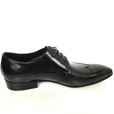 ยูโรป ไซส์ 39 - 47 รองเท้าชุดแต่งงานชาย / รองเท้า Brogue ส้นหนัง