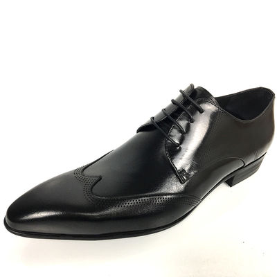 ยูโรป ไซส์ 39 - 47 รองเท้าชุดแต่งงานชาย / รองเท้า Brogue ส้นหนัง