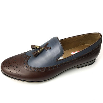 ชายหนัง โมคาซีน รองเท้า / ชาย Casual Loafers ผิวหนังแท้