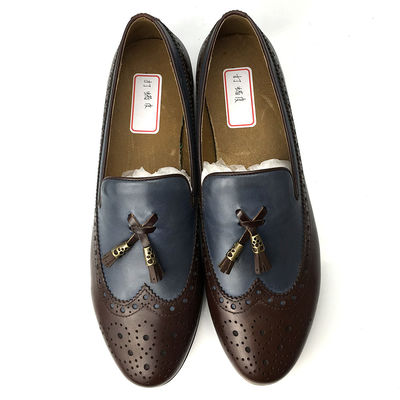 ชายหนัง โมคาซีน รองเท้า / ชาย Casual Loafers ผิวหนังแท้